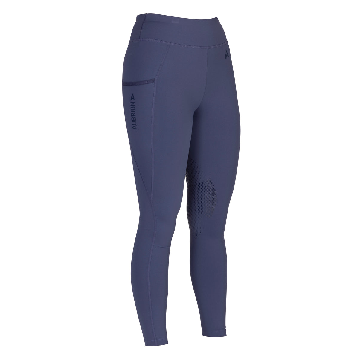 Shires Aubrion Ladies React Rythm Riding Tights #colour_midnight