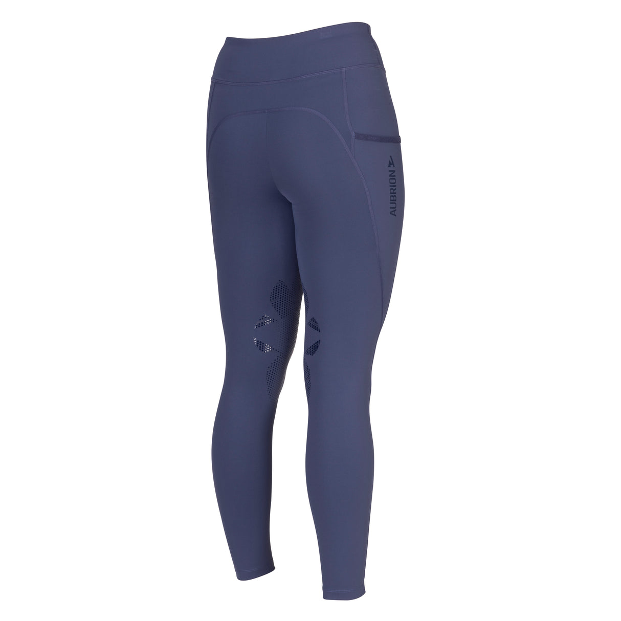 Shires Aubrion Ladies React Rythm Riding Tights #colour_midnight