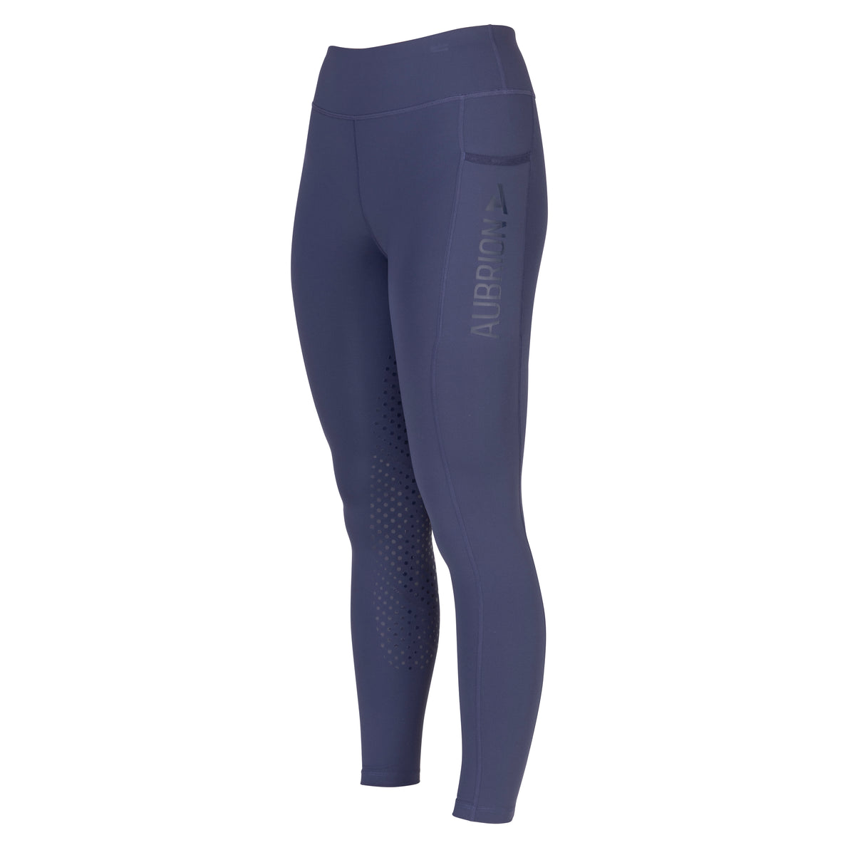 Shires Aubrion Ladies React Non-Stop Riding Tights #colour_midnight