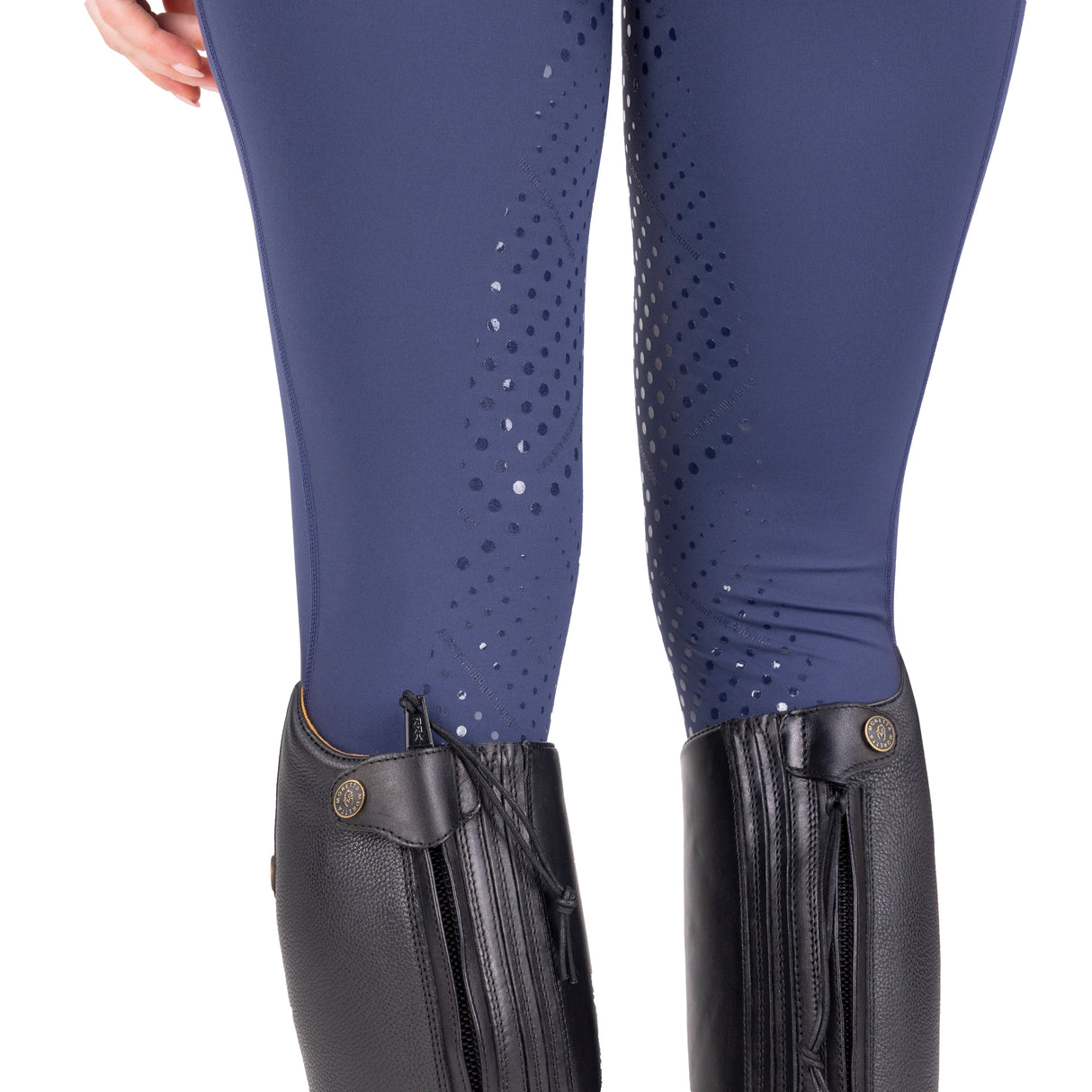 Shires Aubrion Ladies React Non-Stop Riding Tights #colour_midnight