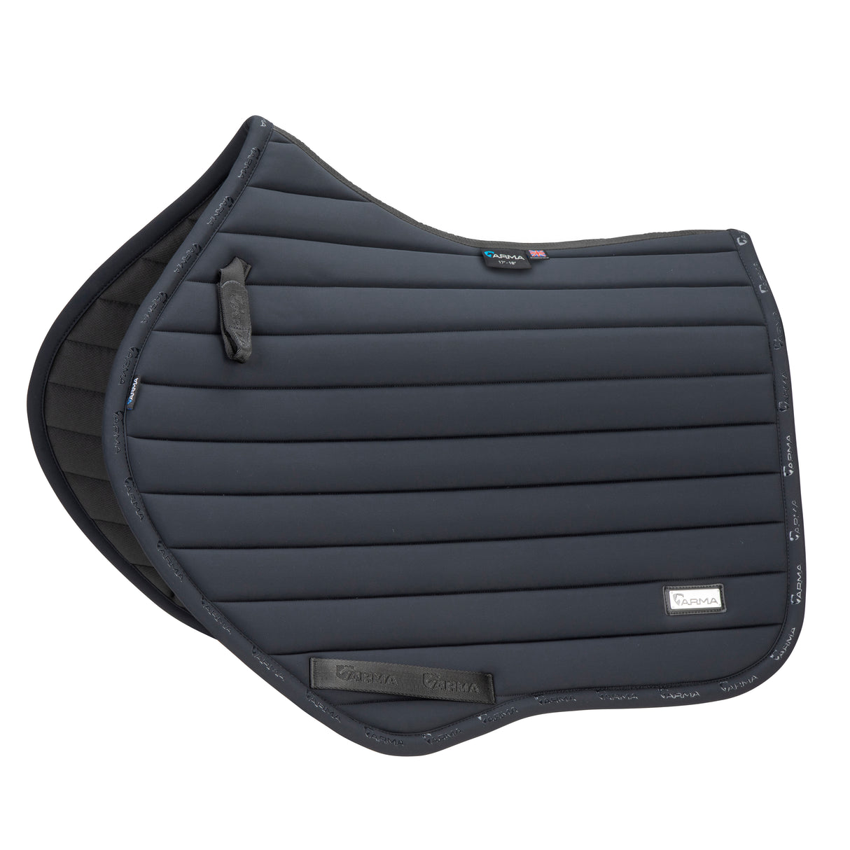 Shires ARMA Elegance 2.0 Jump Saddlecloth #colour_black