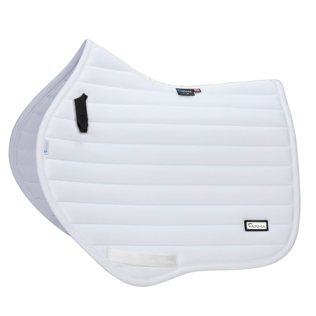 Shires ARMA Elegance 2.0 Jump Saddlecloth #colour_white