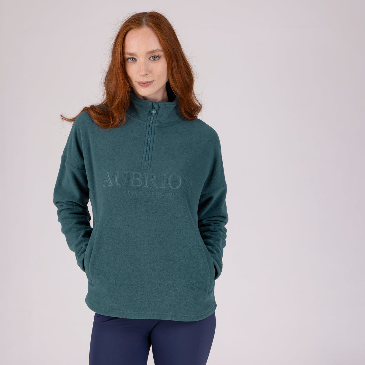Shires Aubrion Equestrian Quarter Zip Fleece