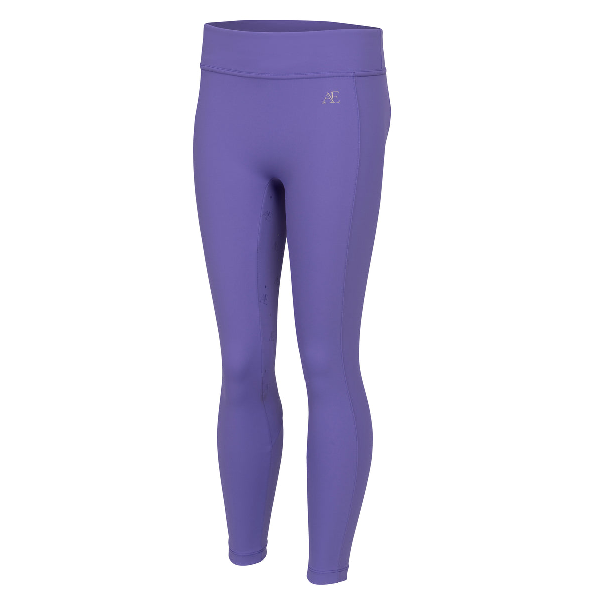 Shires Aubrion Equestrian Riding Tights -Young Rider #colour_heather