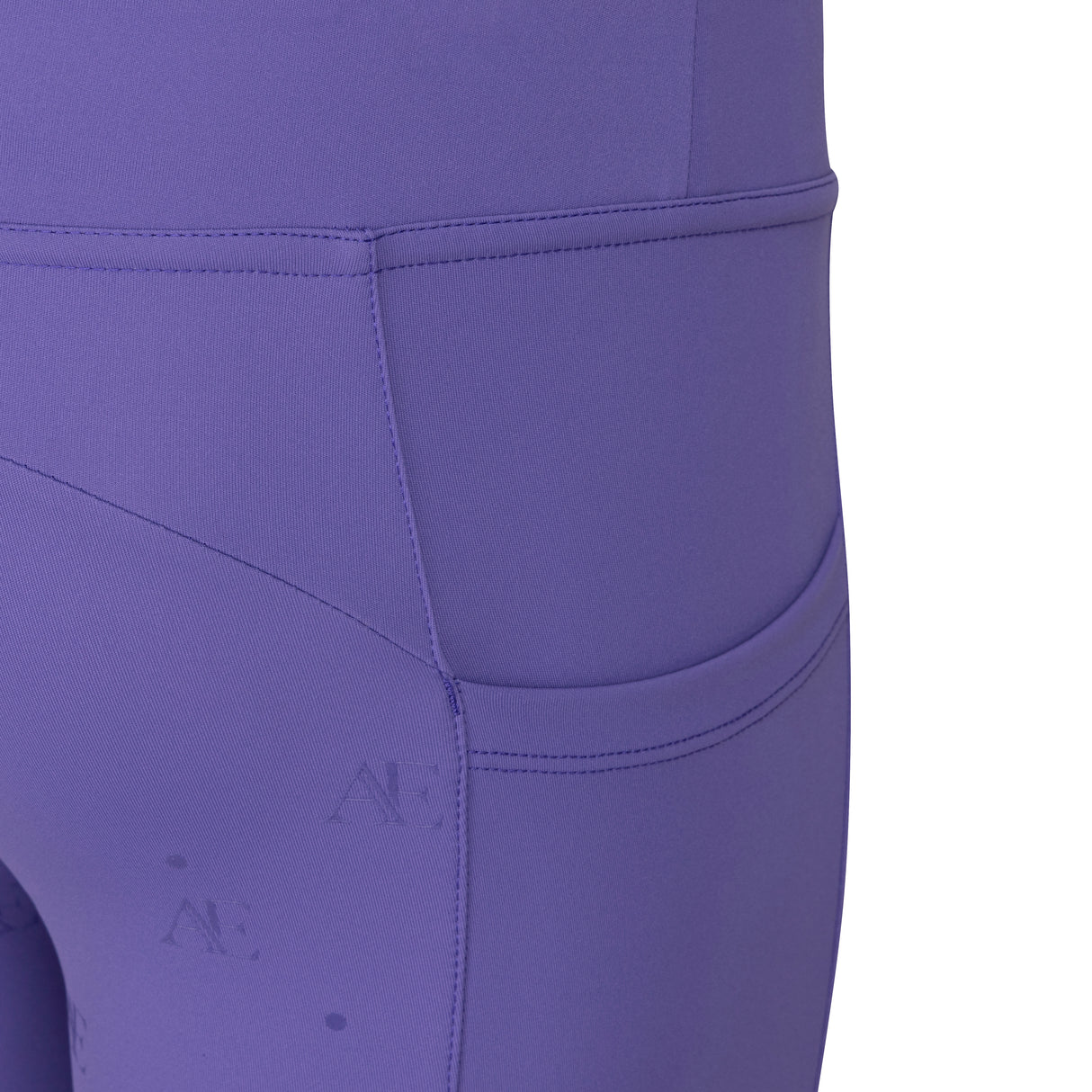 Shires Aubrion Equestrian Riding Tights -Young Rider #colour_heather