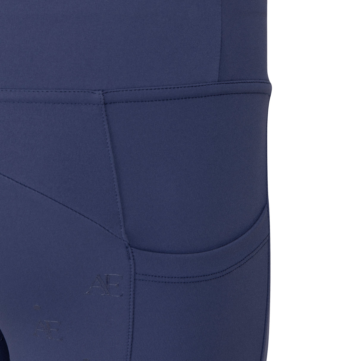 Shires Aubrion Equestrian Riding Tights -Young Rider #colour_midnight
