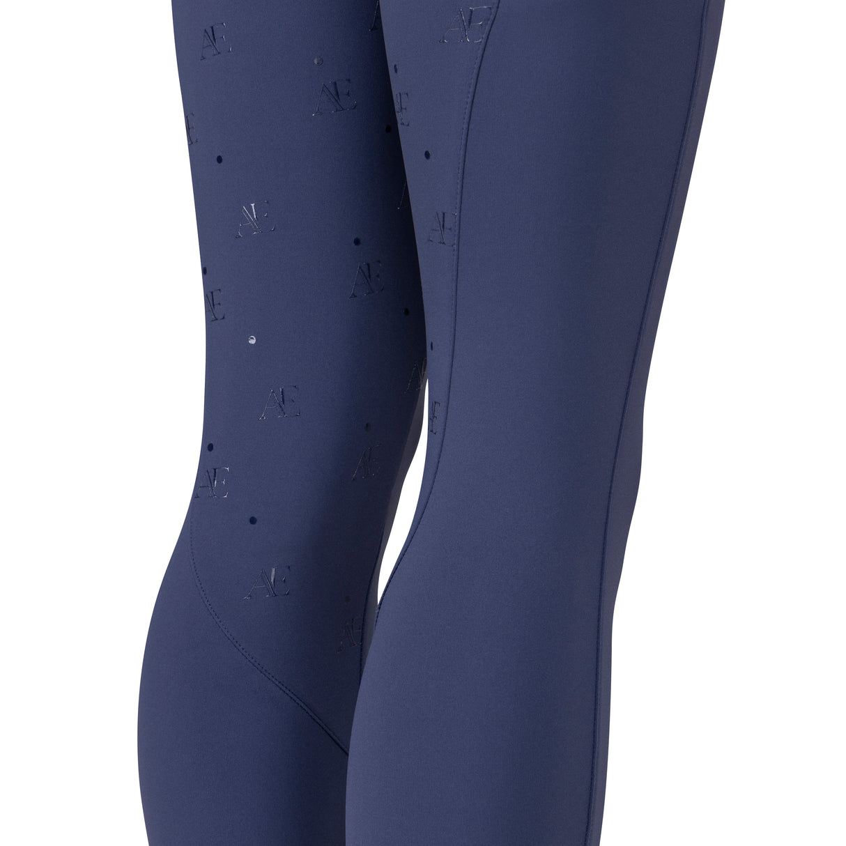 Shires Aubrion Equestrian Riding Tights -Young Rider #colour_midnight