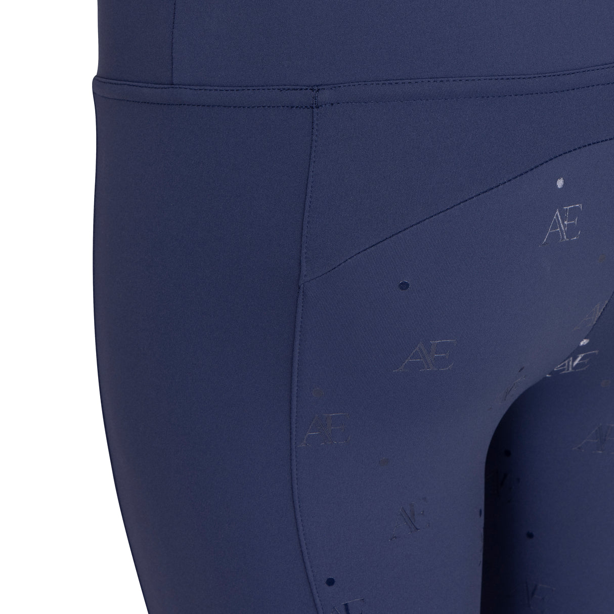 Shires Aubrion Equestrian Riding Tights -Young Rider #colour_midnight