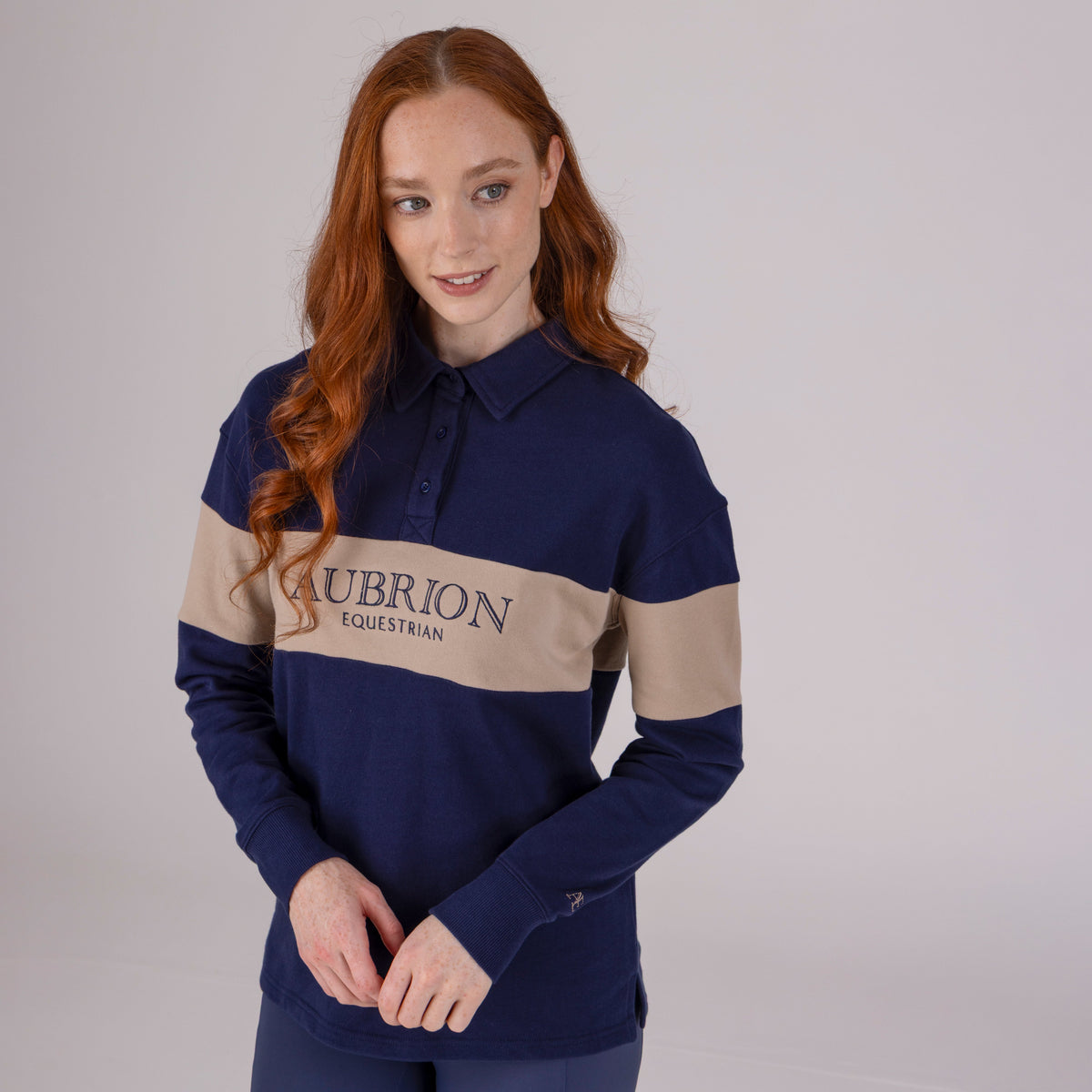 Shires Aubrion Equestrian Button Sweatshirt