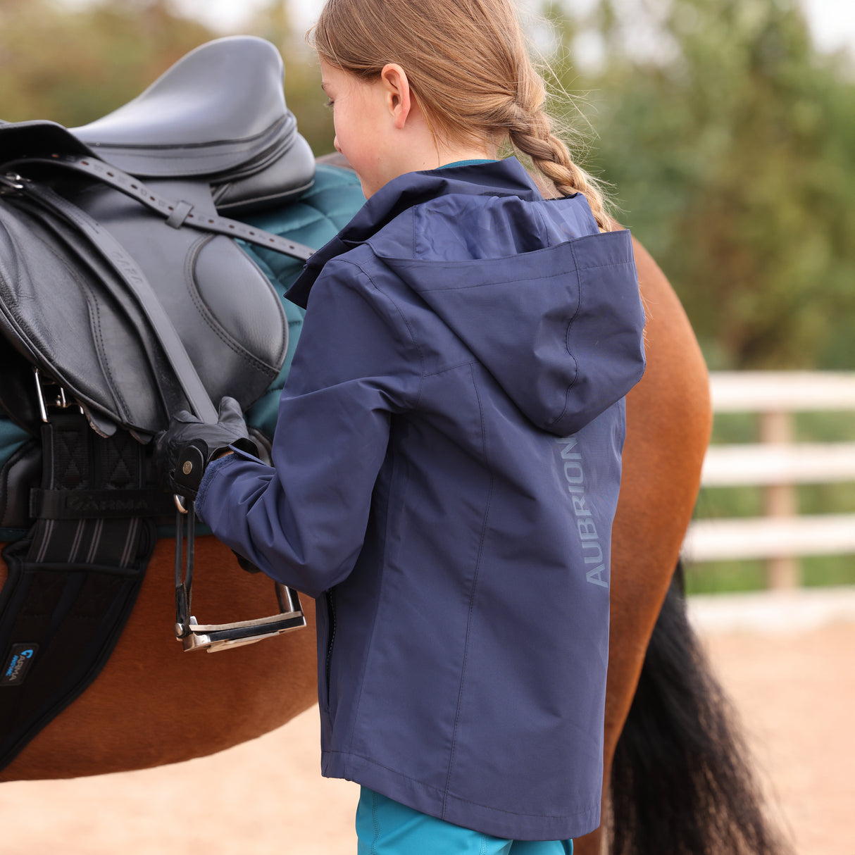 Shires Aubrion React Waterproof Coat - Young Rider