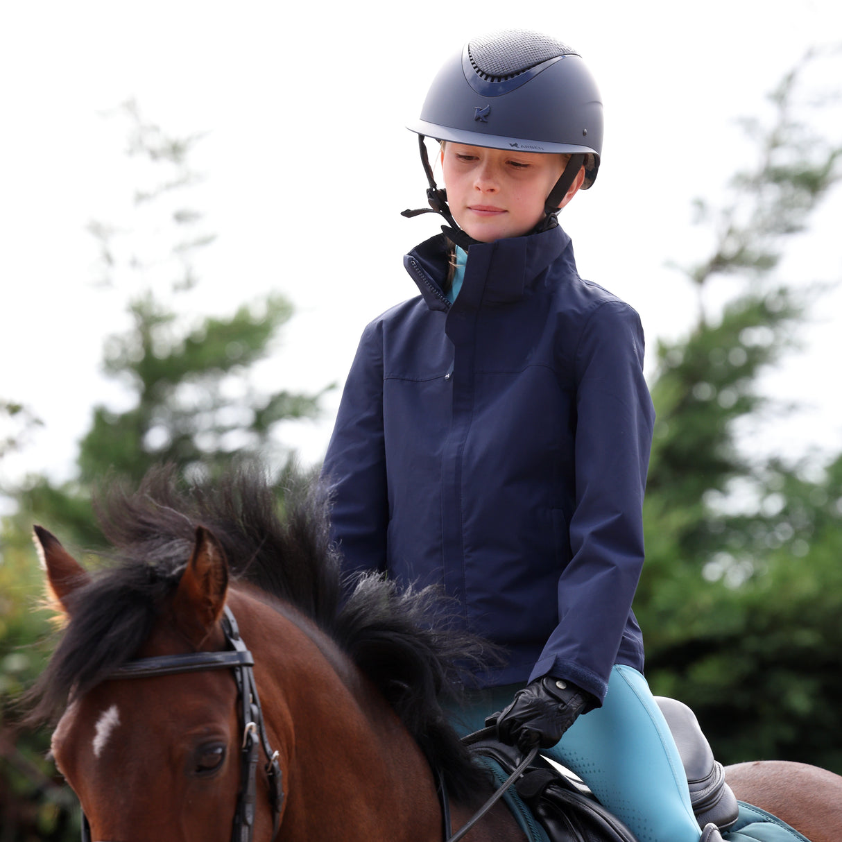Shires Aubrion React Waterproof Coat - Young Rider