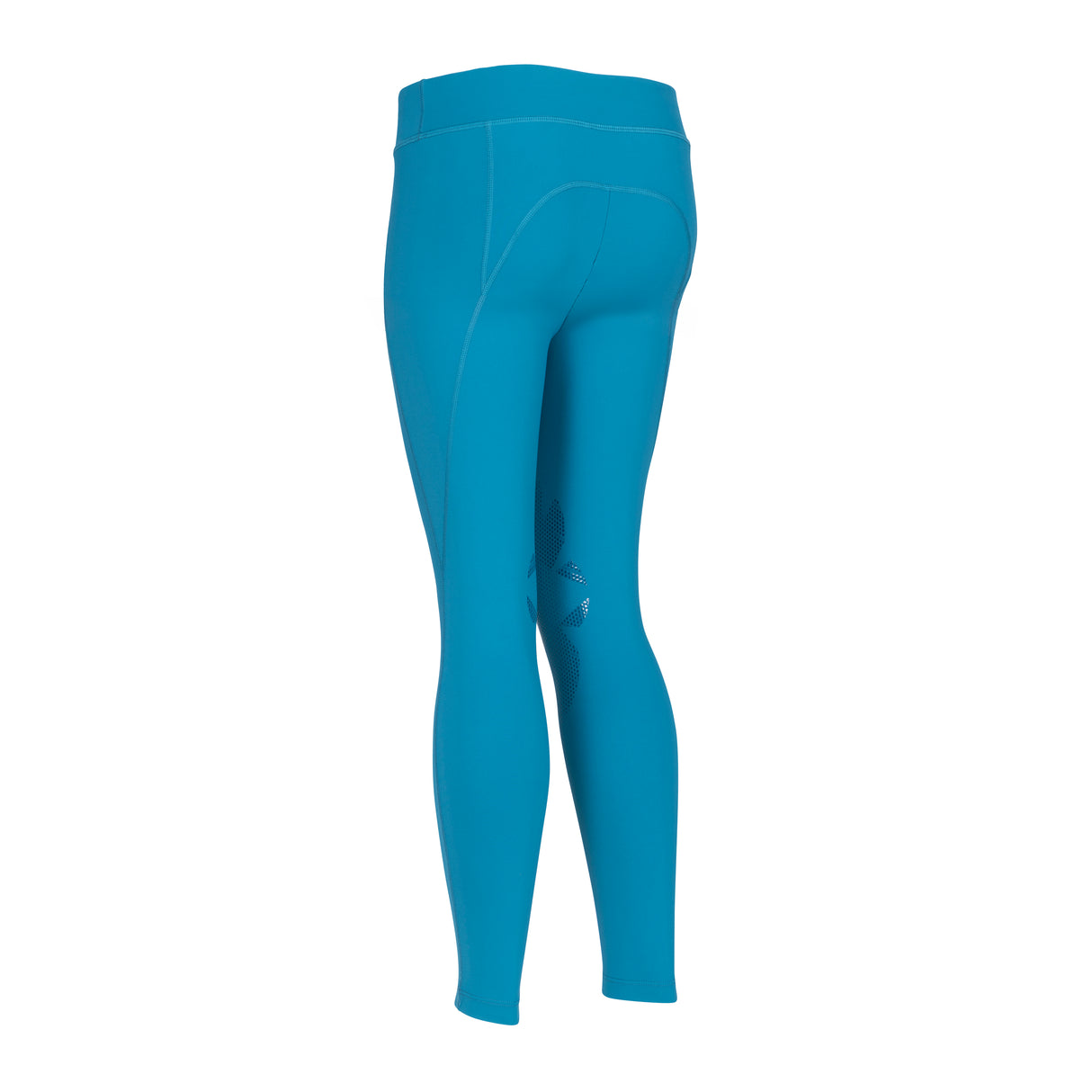 Shires Aubrion React Rhythm Riding Tights - Young Rider #colour_kingfisher