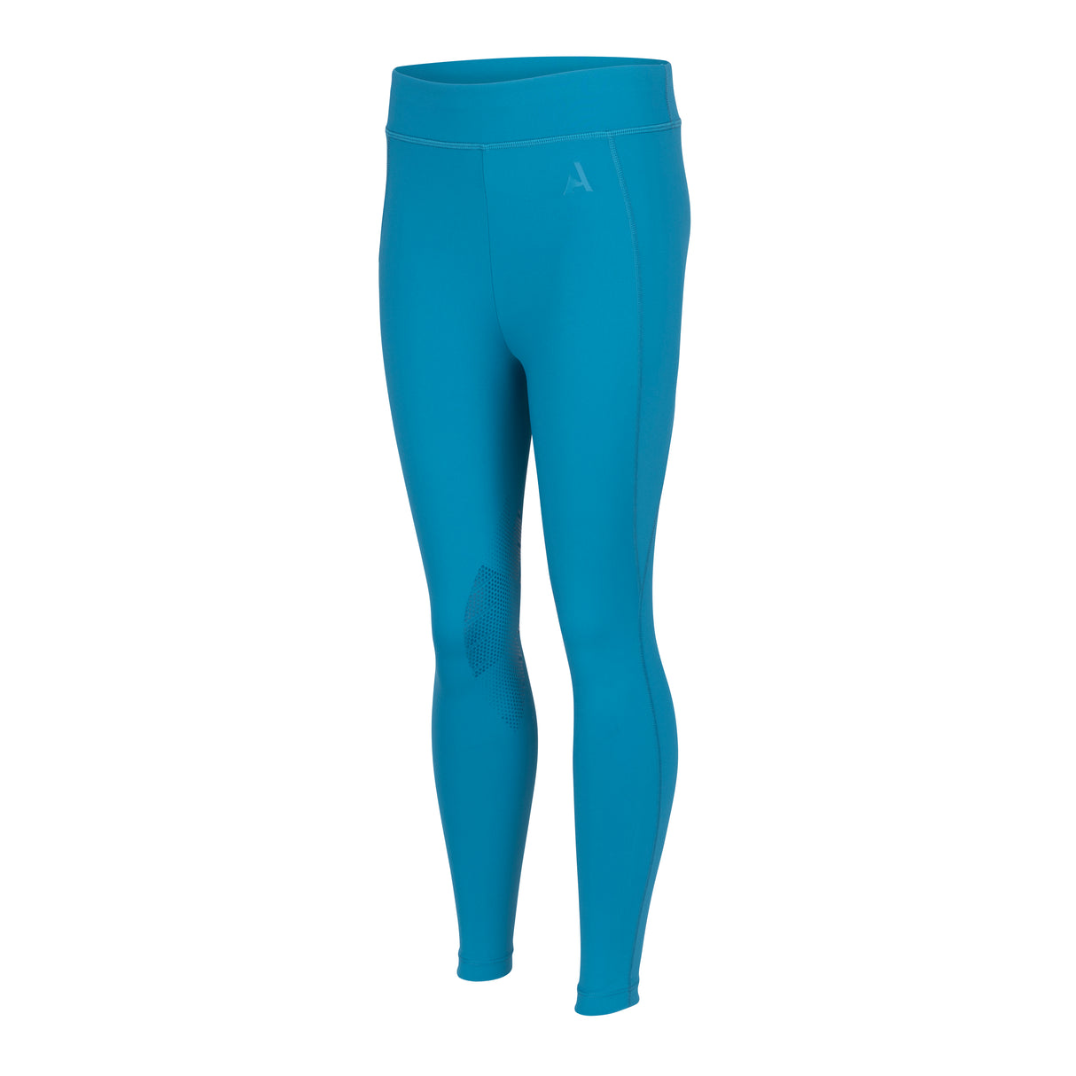 Shires Aubrion React Rhythm Riding Tights - Young Rider #colour_kingfisher
