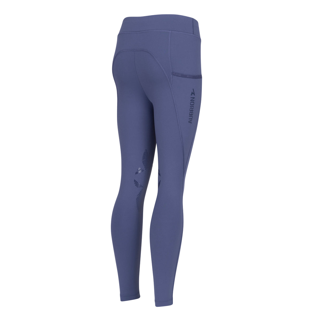 Shires Aubrion React Rhythm Riding Tights - Young Rider #colour_midnight