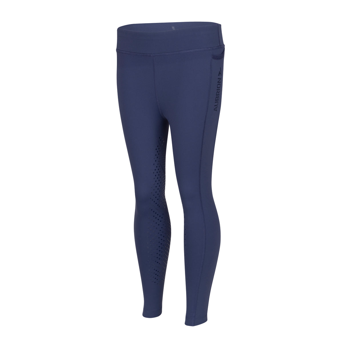 Shires Aubrion Young Rider React Non-Stop Riding Tights #colour_midnight