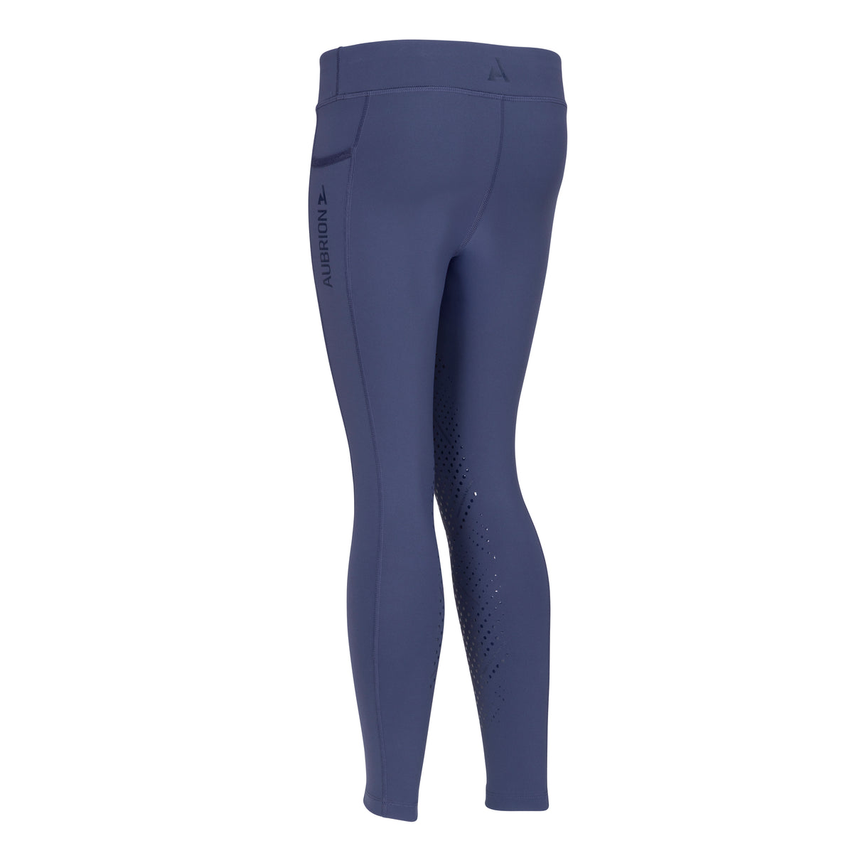 Shires Aubrion Young Rider React Non-Stop Riding Tights #colour_midnight
