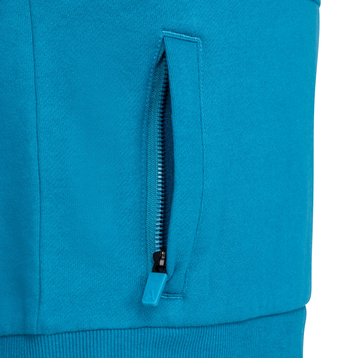 Shires Aubrion React Quarter Zip Sweater - Young Rider #colour_kingfisher