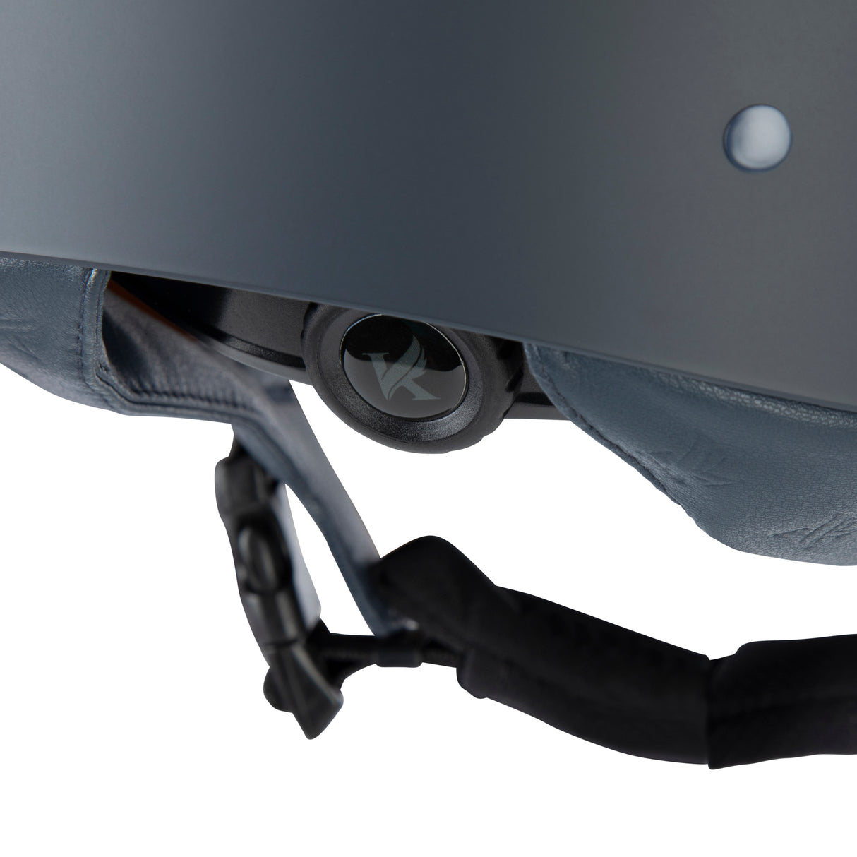 Shires Karben Amity Leather Riding Hat #colour_navy