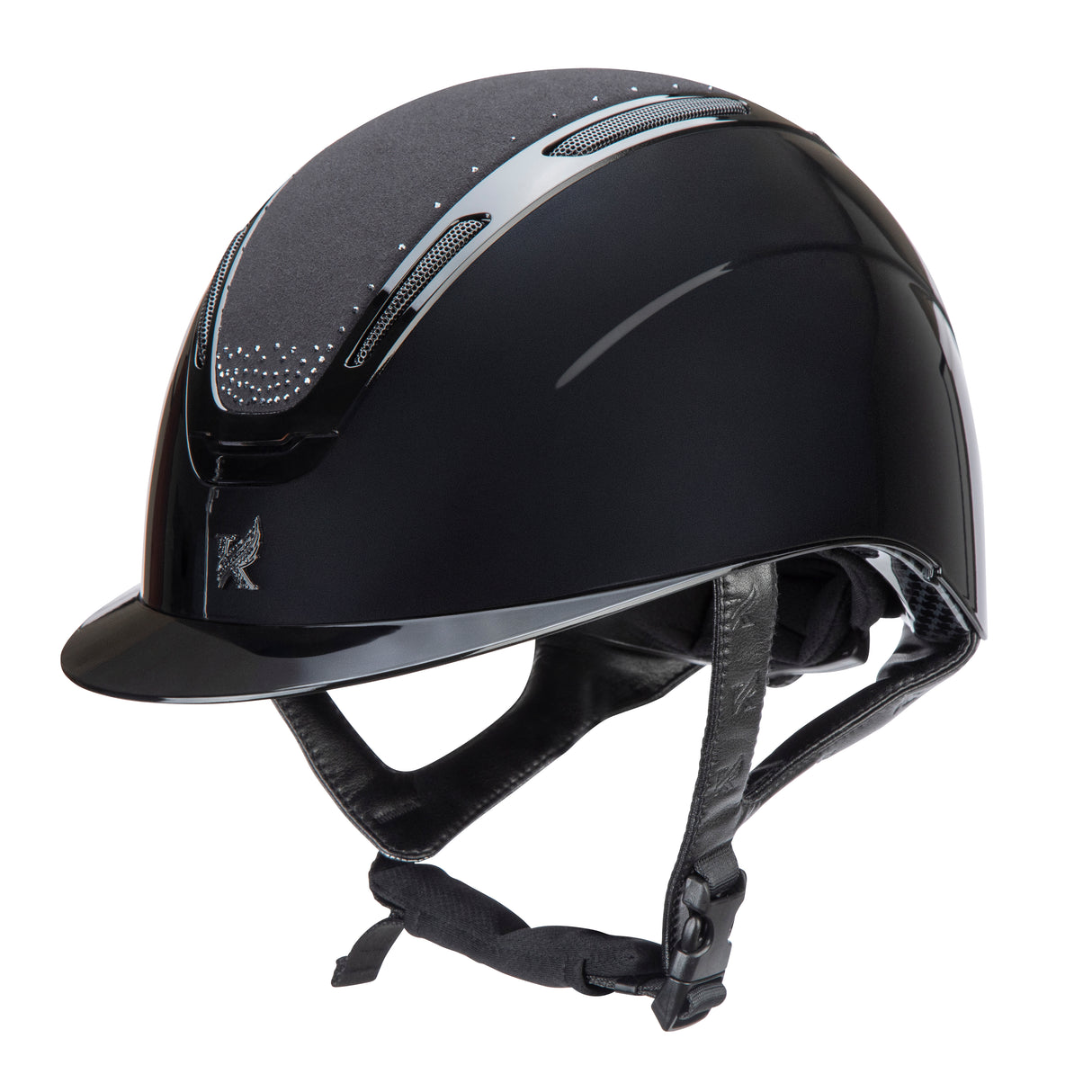 Shires Karben Amity Sparkle Riding Hat #colour_black