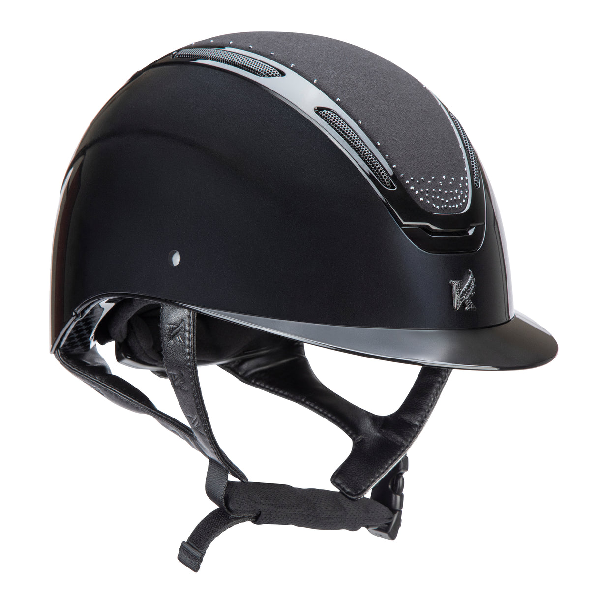 Shires Karben Amity Sparkle Riding Hat #colour_black