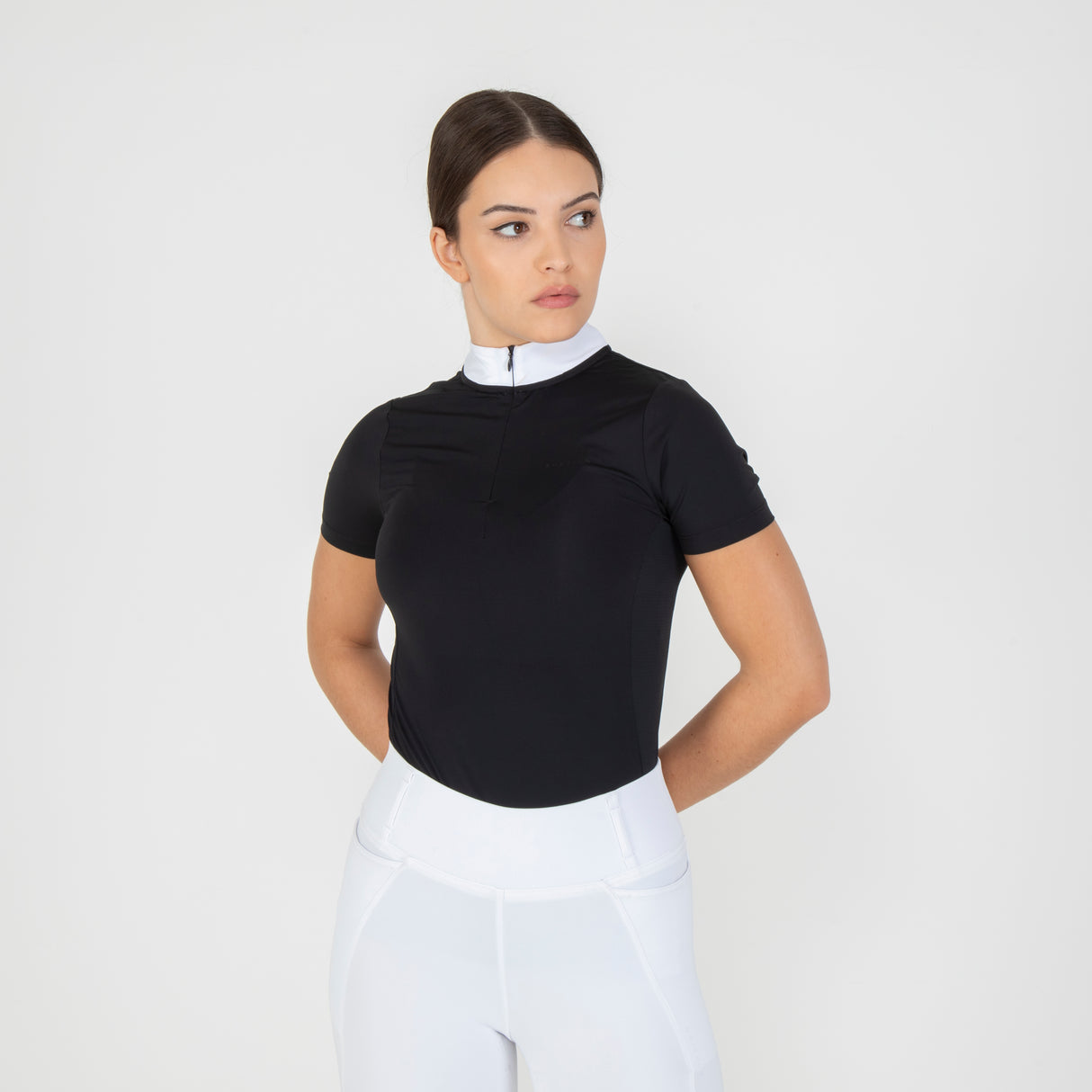 Shires Aubrion Optima PX Show Shirt #colour_black