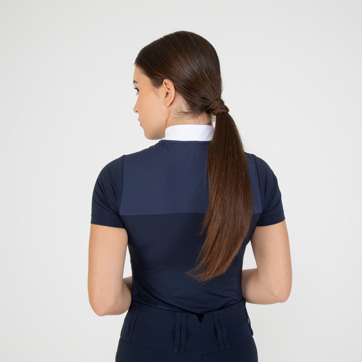 Shires Aubrion Optima PX Show Shirt #colour_navy