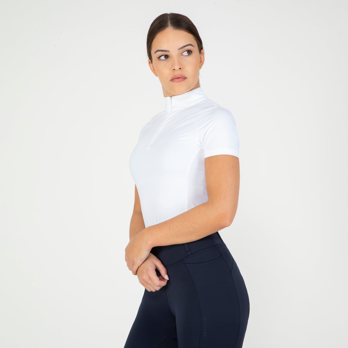 Shires Aubrion Optima PX Show Shirt #colour_white