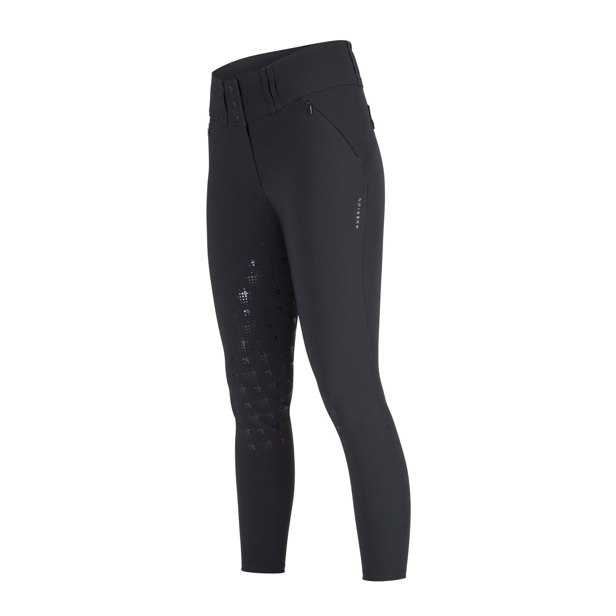 Shires Aubrion Optima MX Breeches #colour_black