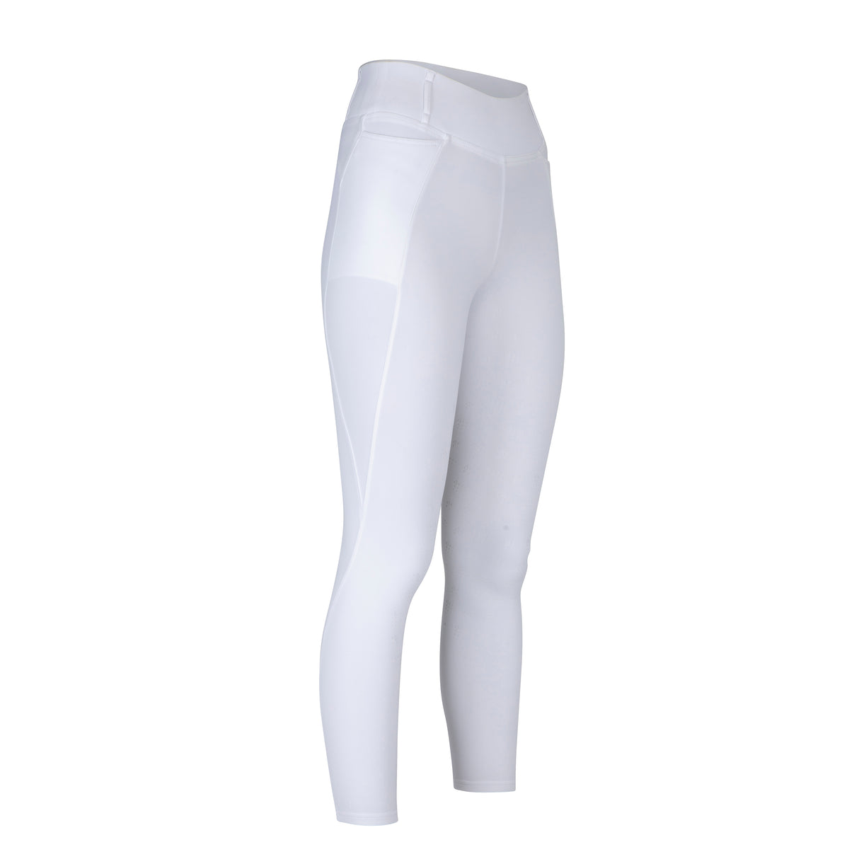 Shires Aubrion Optima PX Riding Tights #colour_white