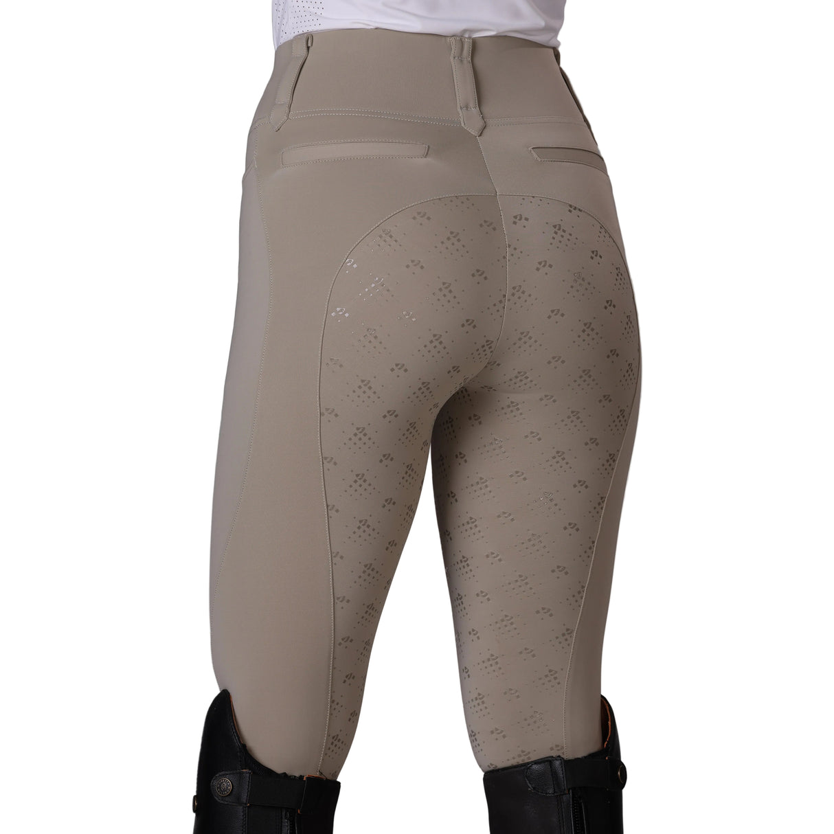 Shires Aubrion Optima MX Riding Tights #colour_beige