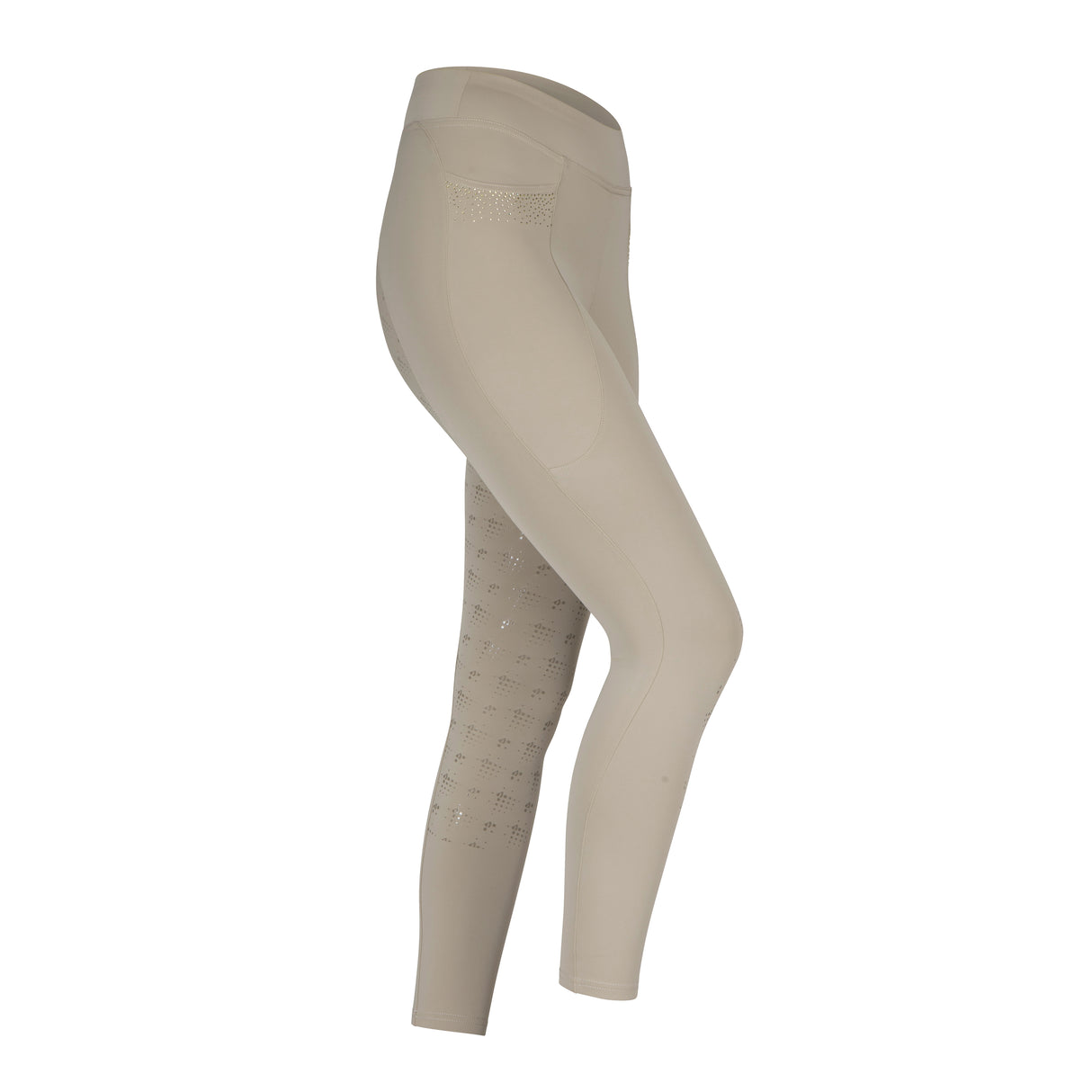 Shires Aubrion Optima GX Riding Tights #colour_beige