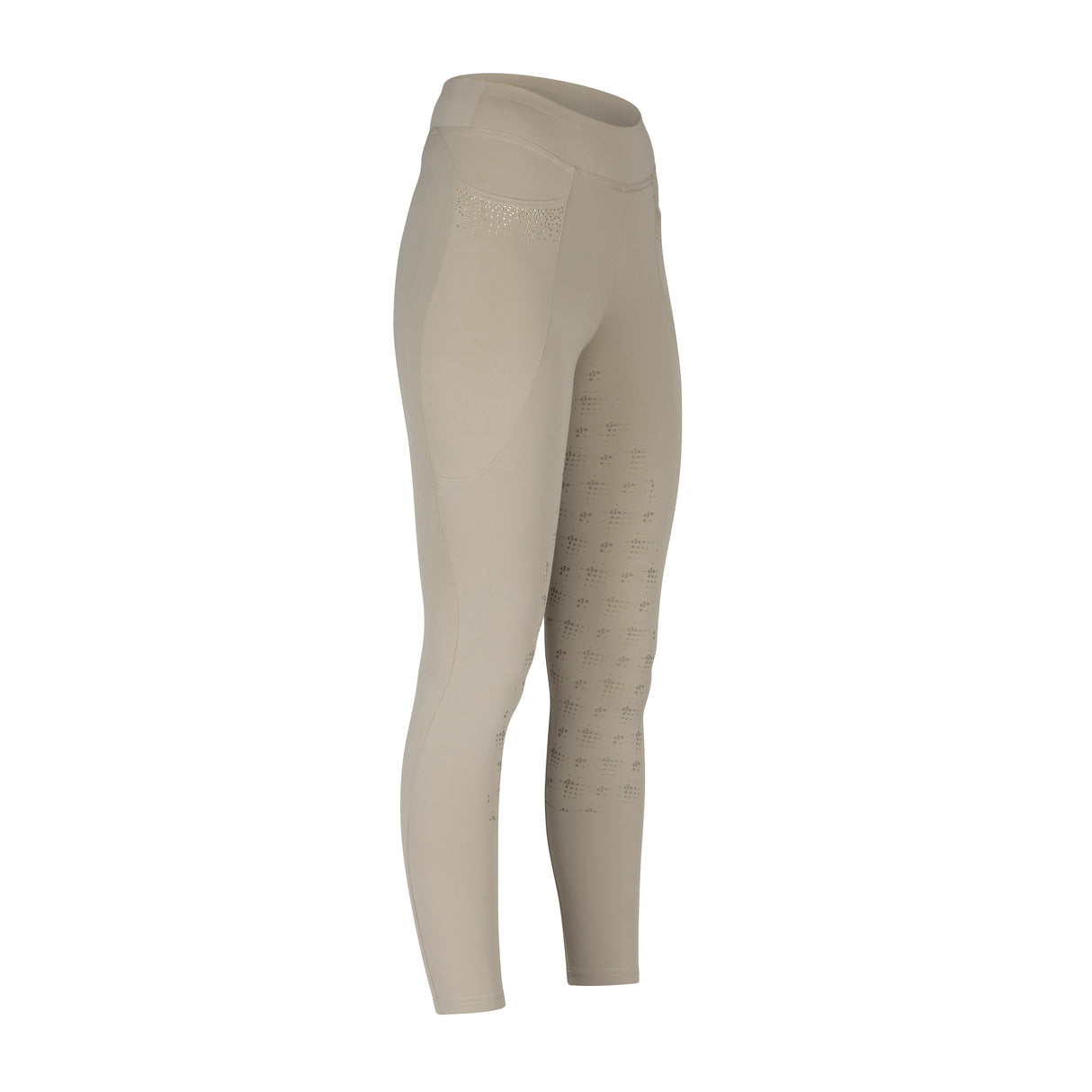 Shires Aubrion Optima GX Riding Tights #colour_beige