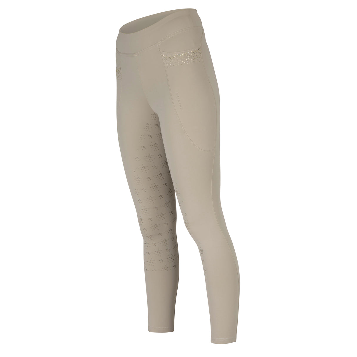 Shires Aubrion Optima GX Riding Tights #colour_beige