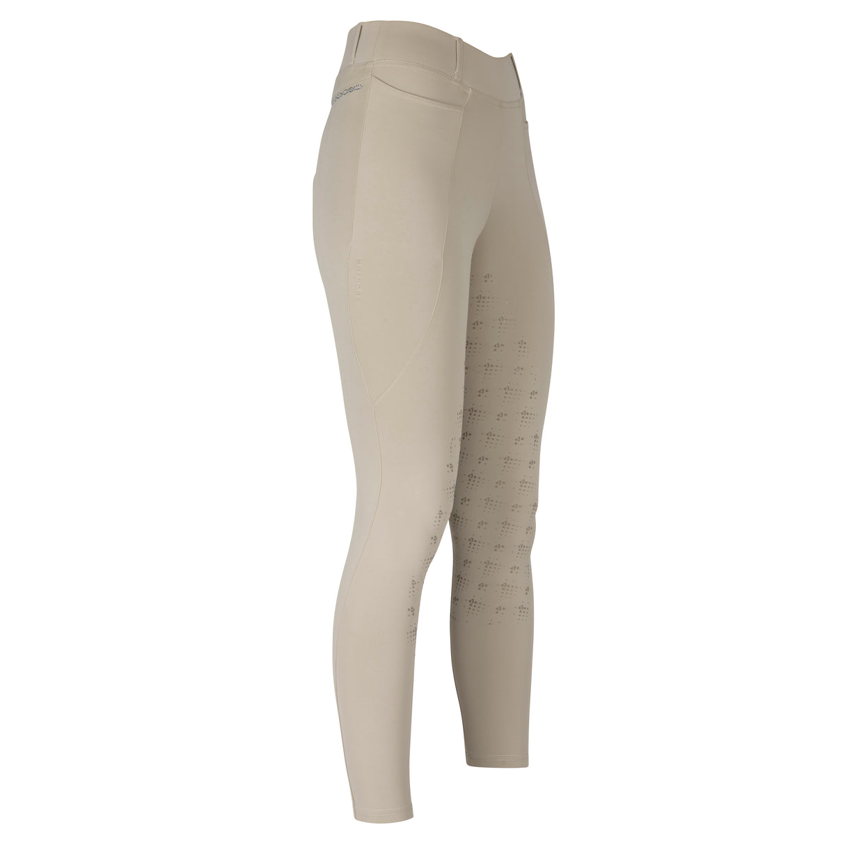 Shires Aubrion Optima LX Riding Tights #colour_beige