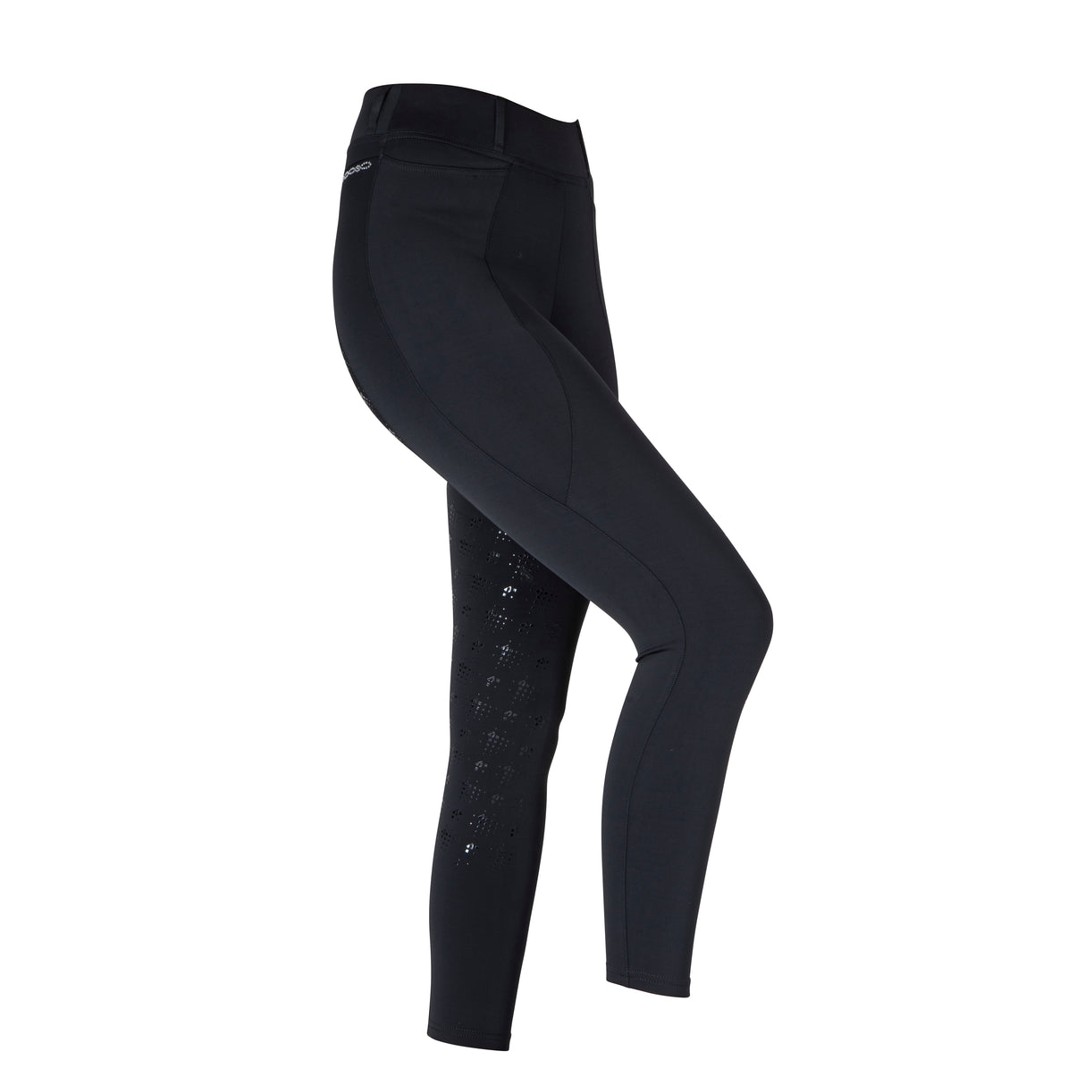 Shires Aubrion Optima LX Riding Tights #colour_black