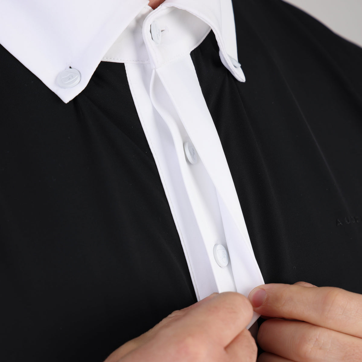 Shires Aubrion Optima MX Button Show Shirt - Mens