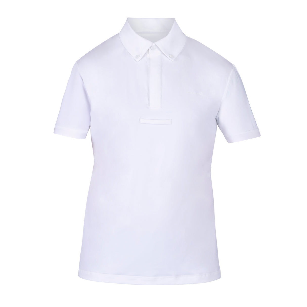 Shires Aubrion Optima MX Button Show Shirt - Mens #colour_white