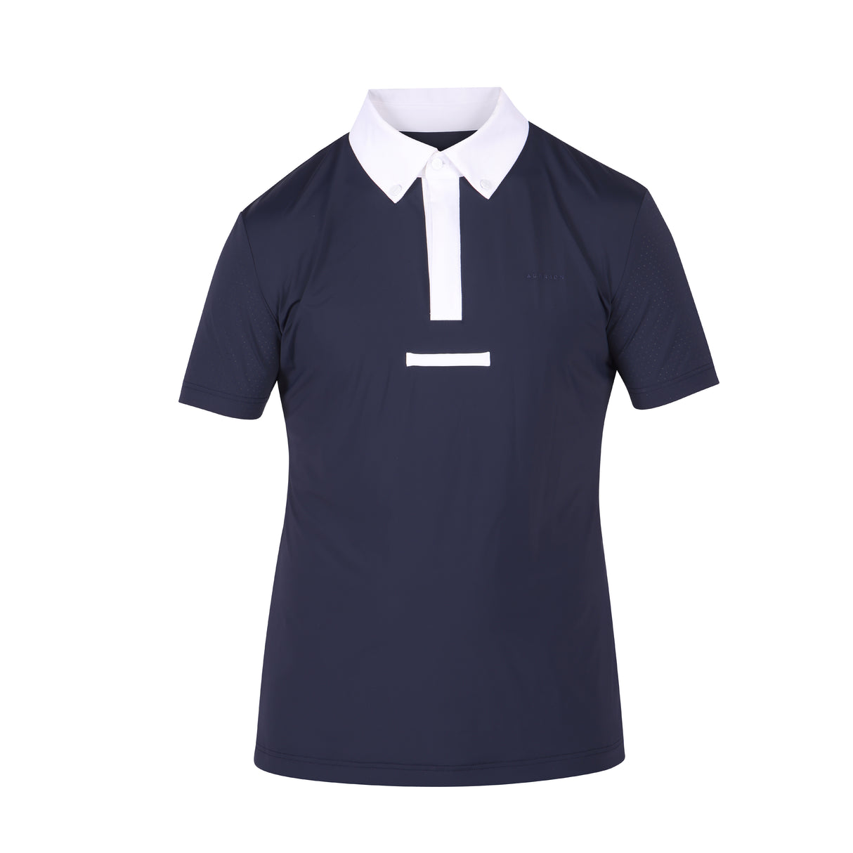 Shires Aubrion Optima MX Zip Show Shirt - Mens #colour_navy