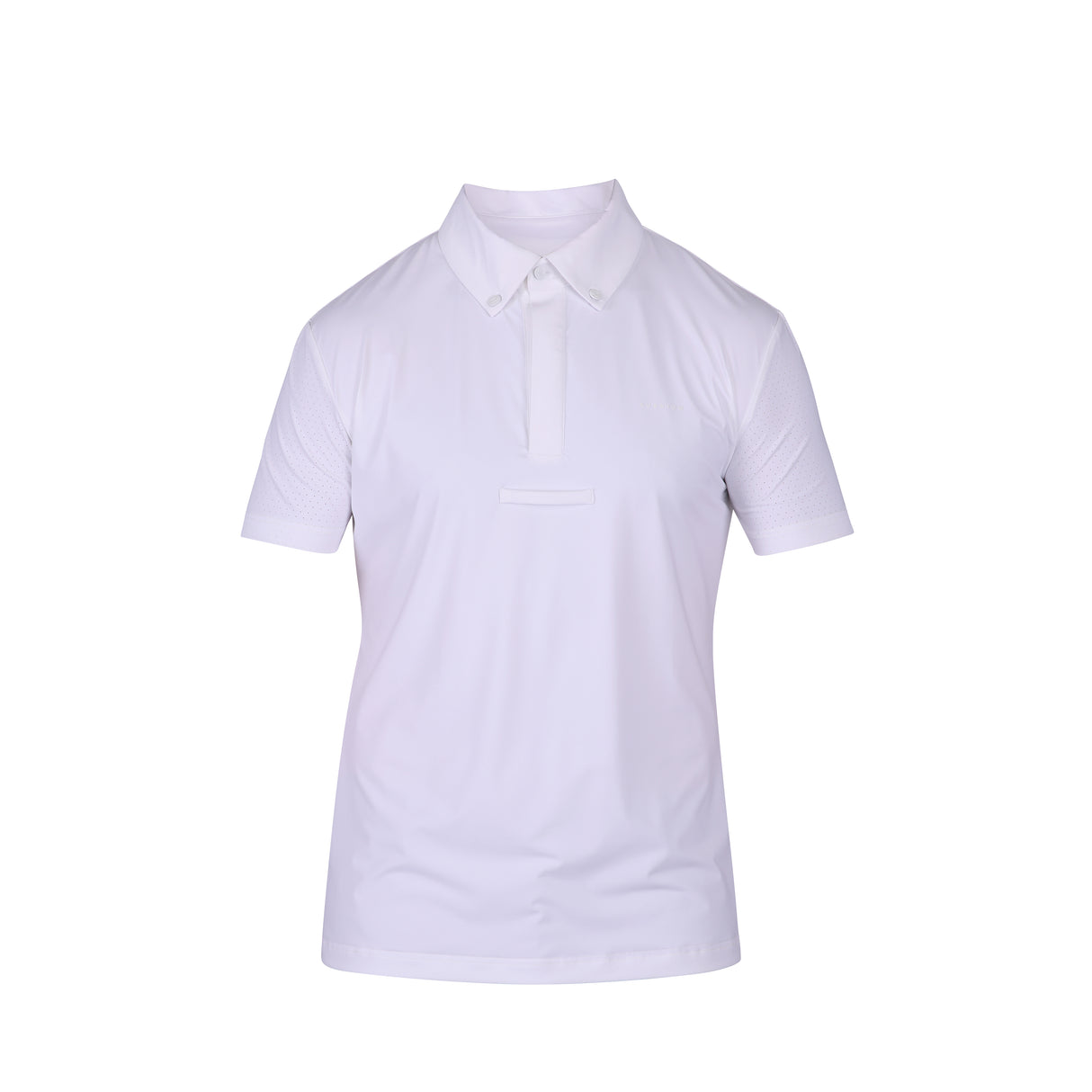 Shires Aubrion Optima MX Zip Show Shirt - Mens #colour_white