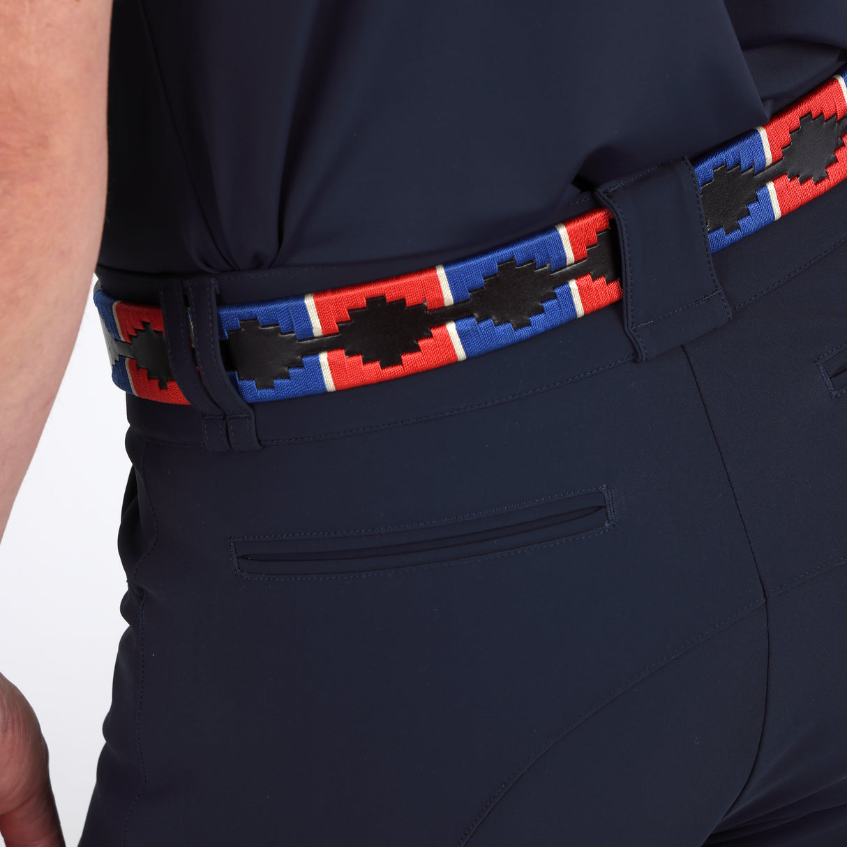 Shires Aubrion Optima MX-KG Breeches - Mens #colour_navy