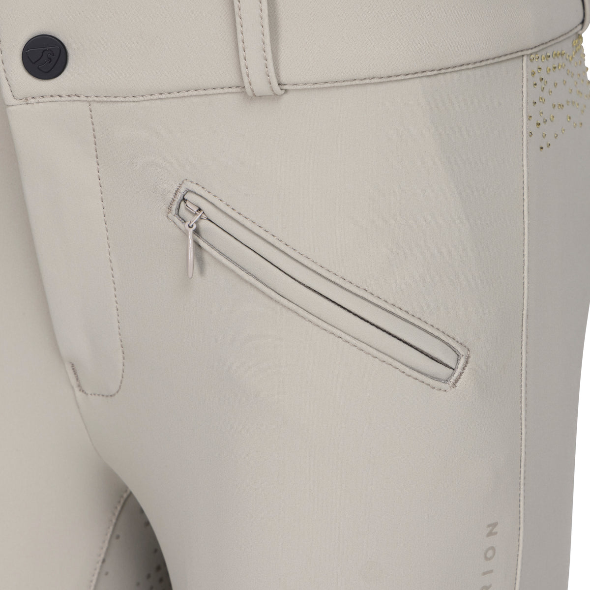 Shires Aubrion Optima GX Breeches - Young Rider #colour_beige