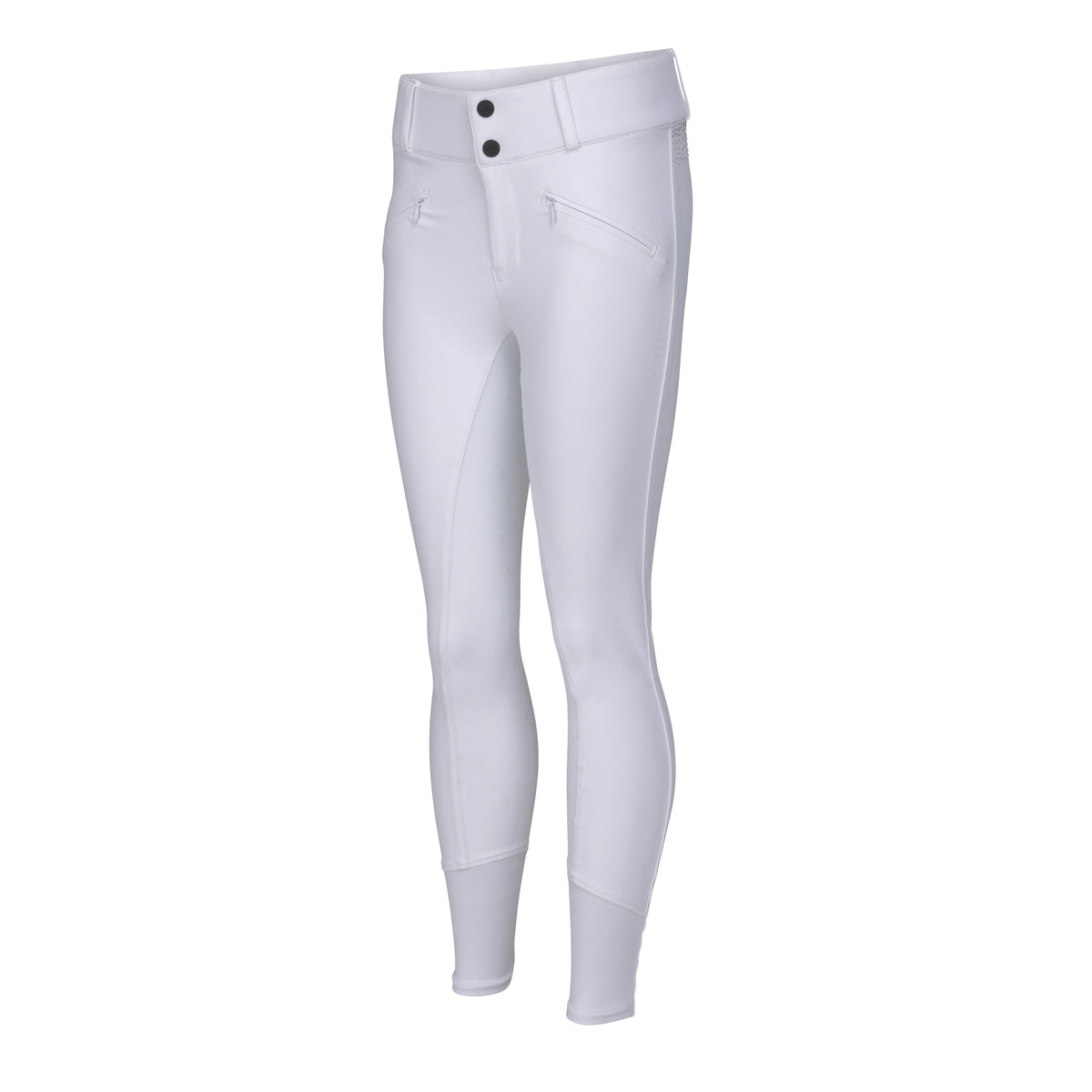 Shires Aubrion Optima GX Breeches - Young Rider #colour_white