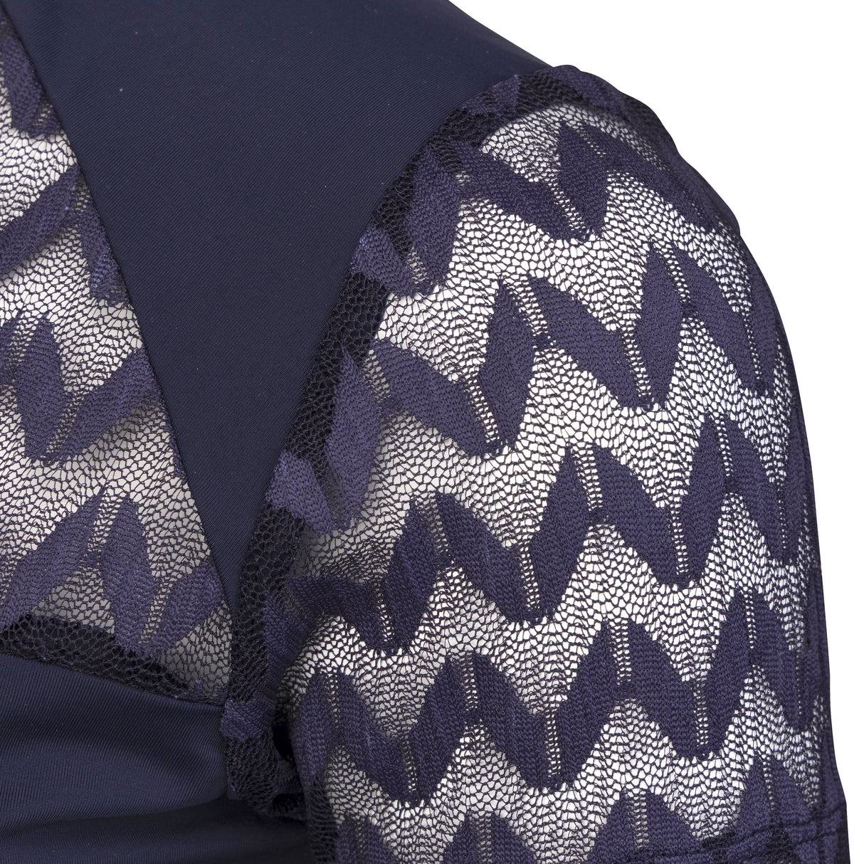 Shires Aubrion Optima VX Show Shirt - Young Rider #colour_navy