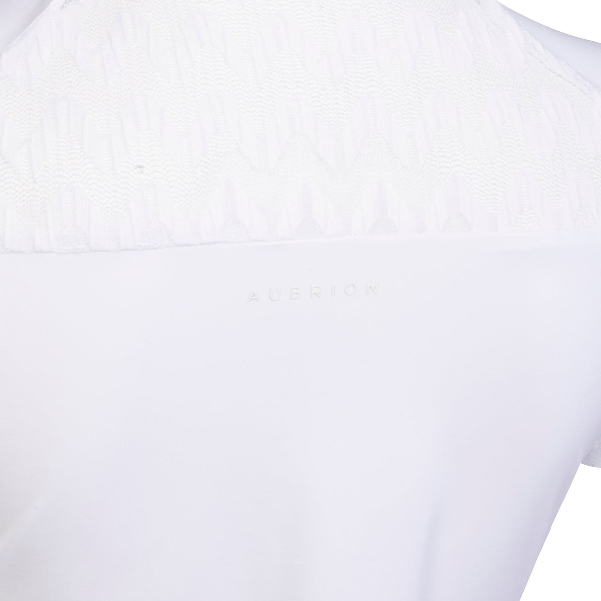 Shires Aubrion Optima VX Show Shirt - Young Rider #colour_white