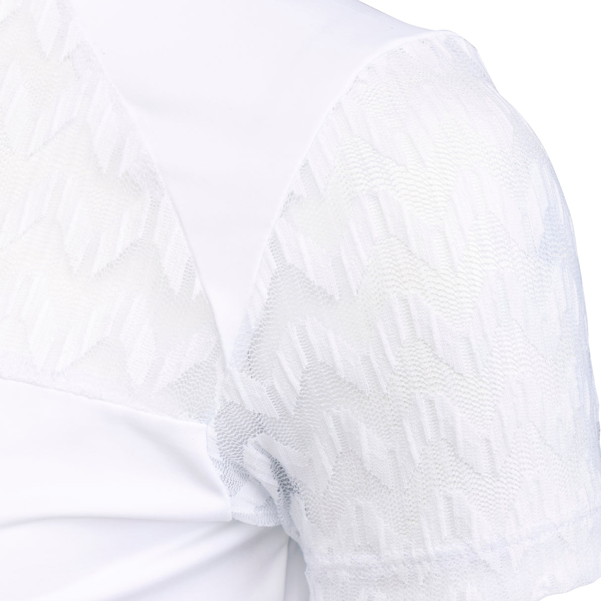 Shires Aubrion Optima VX Show Shirt - Young Rider #colour_white