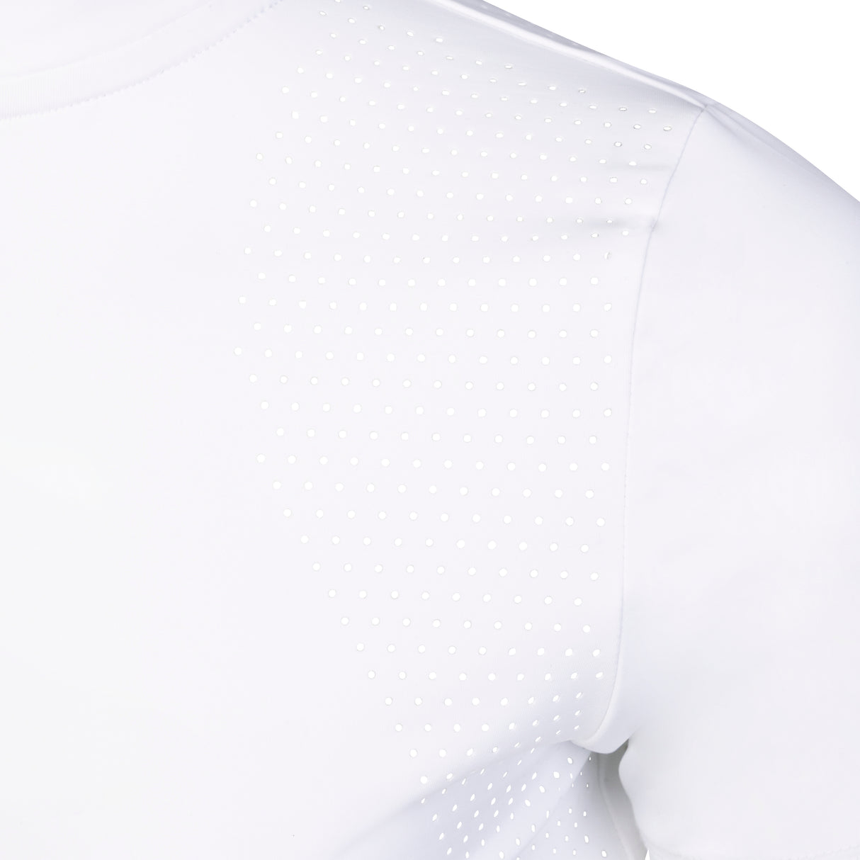 Shires Aubrion Optima QX Show Shirt - Young Rider #colour_white