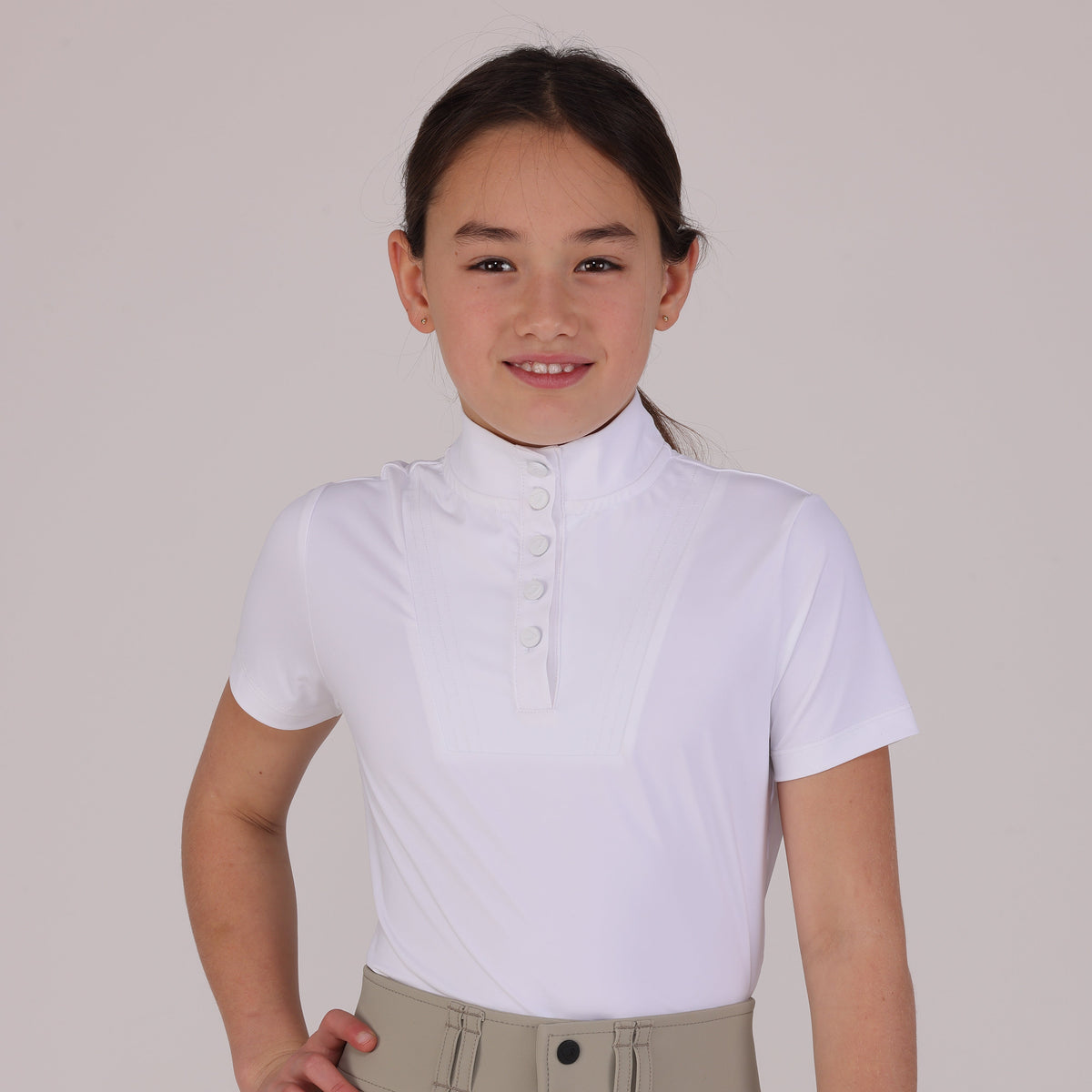 Shires Aubrion Optima MX Show Shirt - Young Rider