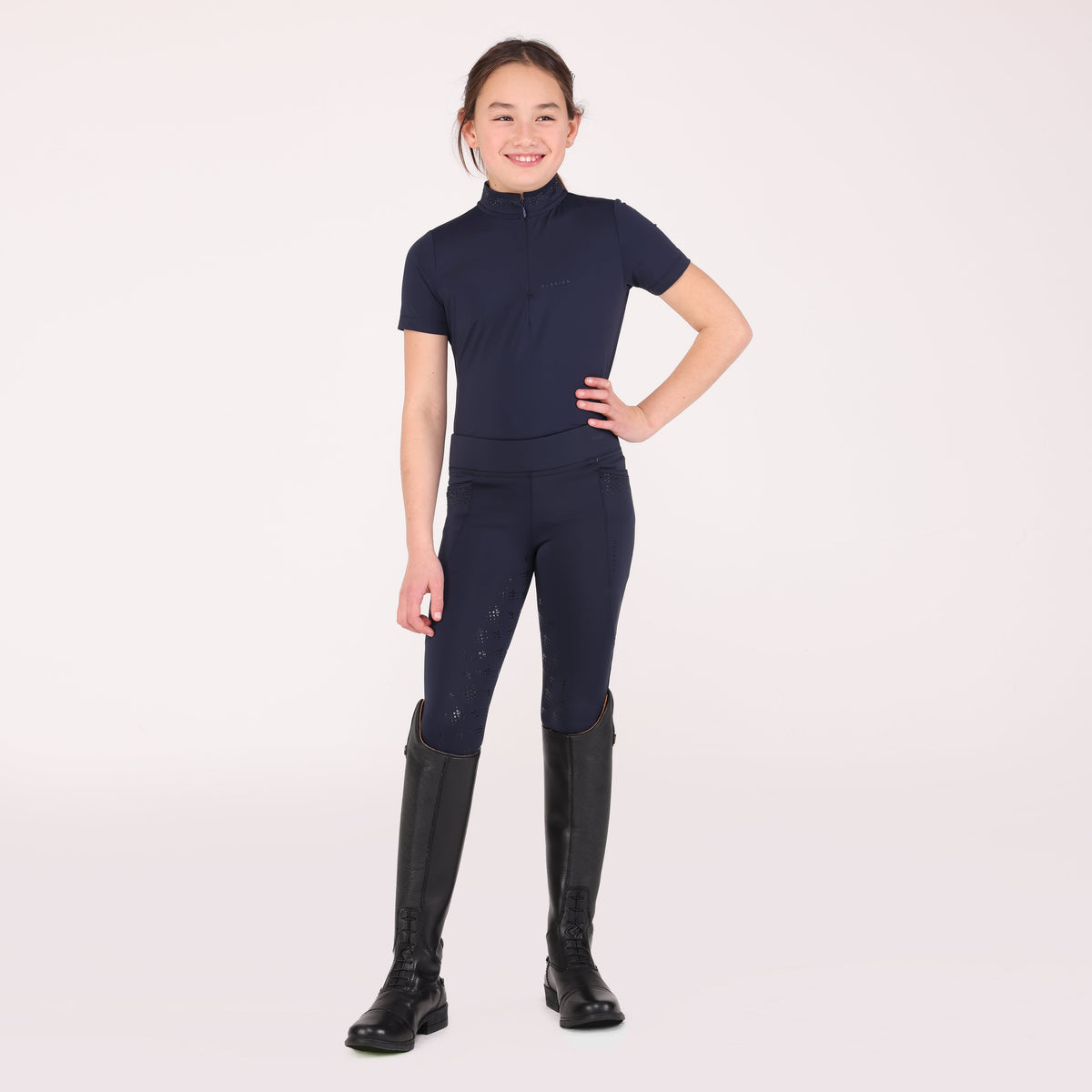 Shires Aubrion Optima GX Show Shirt - Young Rider