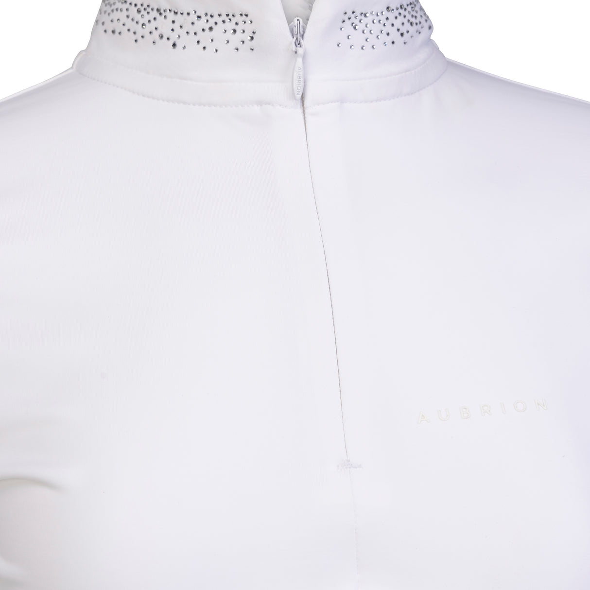 Shires Aubrion Optima GX Show Shirt - Young Rider #colour_white