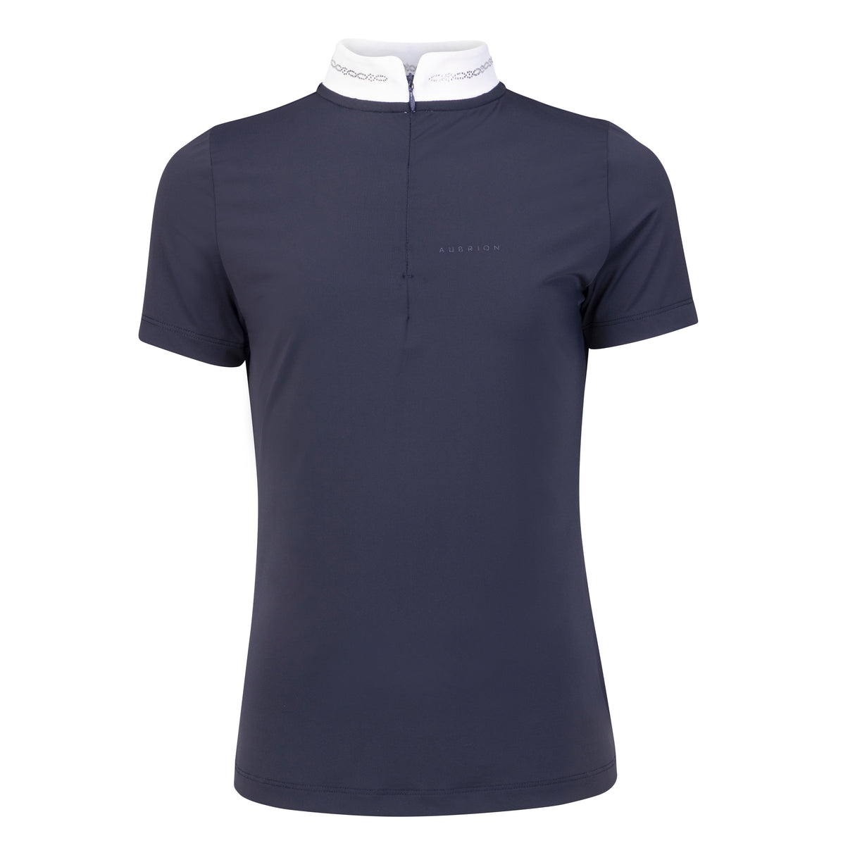 Shires Aubrion Optima LX Show Shirt - Young Rider #colour_navy